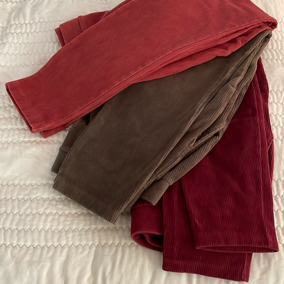 Lands’ End Bundle Pull On Corduroy Pants Leggings Small - Picture 8 of 8